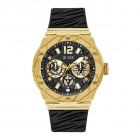 часовник,часовници,guess,rival,watch,golden,(black)