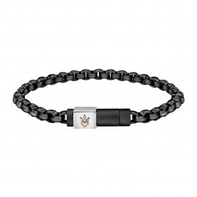 Maserati JM223ATK bracelet - Silver (Black) бижутерия,maserati,jm223atk,bracelet,silver,(black)