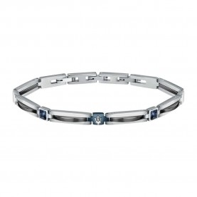 бижутерия,maserati,jm223atz,21,cm,bracelet,dark,blue,(silver)