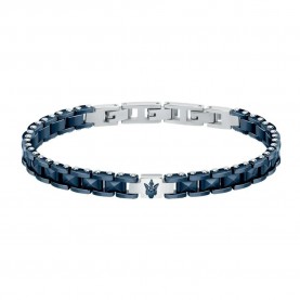 бижутерия,maserati,jm422atz,21.5,cm,bracelet,blue,(silver)