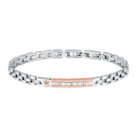 бижутерия,maserati,jm423aty,18,21.5,cm,bracelet,silver,(rose,gold)