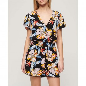рокля,дамски,поли,и,рокли,superdry,beach,playsuit,short,sleeve,short,dress,multicolor