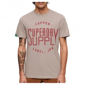 тениска,мъжки,тениски,superdry,copper,label,workwear,short,sleeve,t,shirt,deep,beige,slub,(beige)