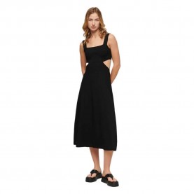 Рокля Superdry Cutout sleeveless midi dress - Black (Black) рокля,дамски,поли,и,рокли,superdry,cutout,sleeveless,midi,dress,black,(black)