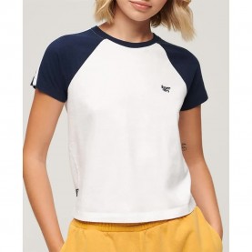 тениска,дамски,тениски,superdry,essential,logo,slub,retro,short,sleeve,t,shirt,optic,richest,navy,(white)