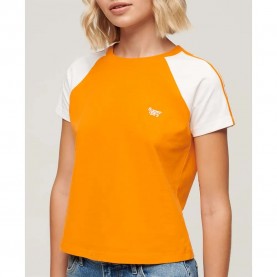 тениска,дамски,тениски,superdry,essential,logo,slub,retro,short,sleeve,t,shirt,satsuma,orange,optic,(orange)