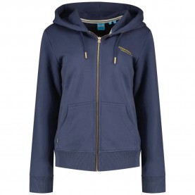 блуза,дамски,блузи,superdry,essential,logo,ub,full,zip,sweatshirt,blue