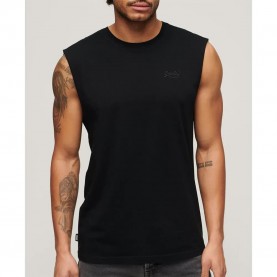 Тениска Superdry Essential Logo Ub sleeveless T-shirt - Black (Black) тениска,мъжки,тениски,дамски,тениски,superdry,essential,logo,ub,sleeveless,t,shirt,black,(black)