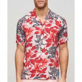 риза,с,къс,ръкав,мъжки,ризи,superdry,hawaiian,resort,short,sleeve,shirt,karashishi,red,(multicolor)