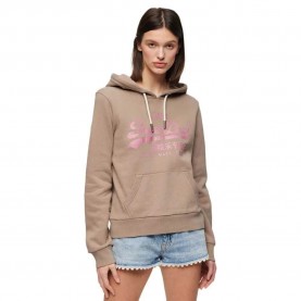 суичър,дамски,блузи,superdry,metallic,vl,graphic,hoodie,beige