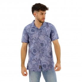 риза,с,къс,ръкав,мъжки,ризи,superdry,open,collar,print,short,sleeve,shirt,chrysanth,optic,outline,print,(blue)