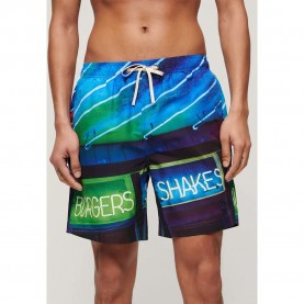 бански,гащета,мъжки,бански,костюми,superdry,photographic,17´´,swimming,shorts,blue,(neon,navy)