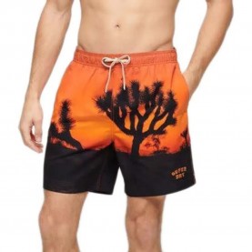 бански,гащета,мъжки,бански,костюми,superdry,photographic,17´´,swimming,shorts,orange