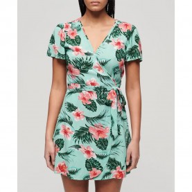 рокля,дамски,поли,и,рокли,superdry,printed,wrap,short,sleeve,short,dress,luna,rose,mint,(multicolor)