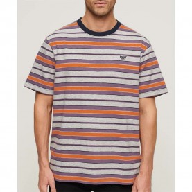 тениска,мъжки,тениски,superdry,relaxed,fit,stripe,short,sleeve,t,shirt,orange,(grey,marl,stripe)