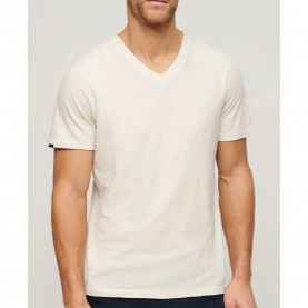 тениска,мъжки,тениски,superdry,slub,short,sleeve,v,neck,t,shirt,oat,cream,marl,(beige)