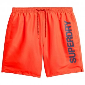 бански,гащета,мъжки,бански,костюми,superdry,sport,graphic,17´´,swimming,shorts,cherry,tomato,red,(red)