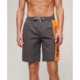 бански,гащета,мъжки,бански,костюми,superdry,sportswear,logo,19´´,swimming,shorts,grey