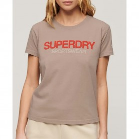 тениска,дамски,тениски,superdry,sportswear,logo,fitted,short,sleeve,t,shirt,beige
