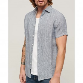 тениска,мъжки,тениски,superdry,studios,casual,linen,short,sleeve,t,shirt,navy,twill,stripe,(grey)