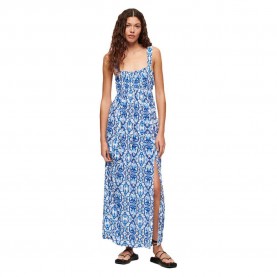 рокля,дамски,поли,и,рокли,superdry,tie,back,sleeveless,midi,dress,blue