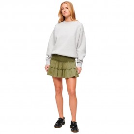 пола,дамски,поли,и,рокли,superdry,tiered,short,skirt,olive,khaki,(green)