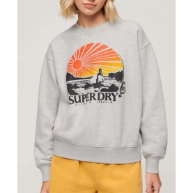 блуза,дамски,блузи,superdry,travel,souvenir,loose,sweatshirt,grey