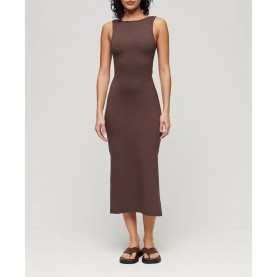 рокля,дамски,поли,и,рокли,superdry,twist,back,sleeveless,midi,dress,brown,(puce,brown)
