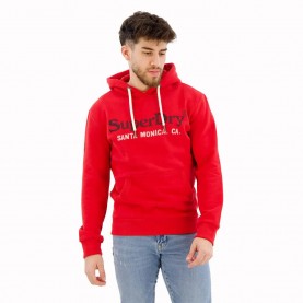 суичър,мъжки,пуловери,superdry,venue,duo,logo,hoodie,red