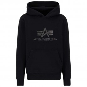Суичър Alpha industries Basic Carbon hoodie - Black (Black / Black) суичър,мъжки,пуловери,alpha,industries,basic,carbon,hoodie,black,(black,black)
