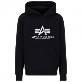 суичър,мъжки,пуловери,alpha,industries,basic,carbon,hoodie,black,silver,(black)