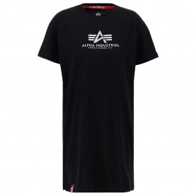 тениска,дамски,тениски,alpha,industries,basic,long,g,short,sleeve,t,shirt,black,silver,(black)