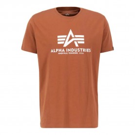 тениска,мъжки,тениски,alpha,industries,basic,short,sleeve,t,shirt,brown,(hazel,brown)