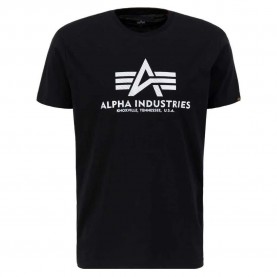тениска,мъжки,тениски,alpha,industries,basic,t,carbon,short,sleeve,t,shirt,black,silver,(black)