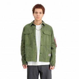 мъжки,якета,alpha,industries,color,block,overshirt,green
