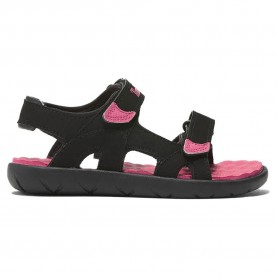 юношески,сандали,детски,сандали,и,чехли,timberland,perkins,row,2,strap,youth,sandals,black,w,bright,pink,(black,pink)