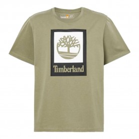 тениска,мъжки,тениски,timberland,stack,logo,colored,short,sleeve,t,shirt,cassel,earth,(green)