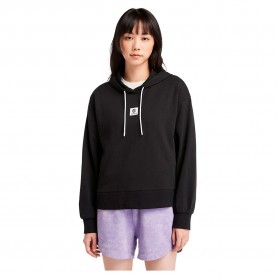 суичър,дамски,блузи,timberland,stack,logo,loop,back,hoodie,black
