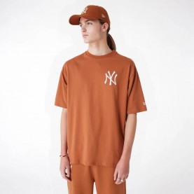 тениска,мъжки,тениски,new,era,league,essntls,lc,new,york,yankees,short,sleeve,t,shirt,orange,(med,brown)
