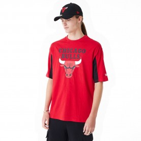 тениска,мъжки,тениски,new,era,nba,mesh,panel,chicago,bulls,short,sleeve,t,shirt,red