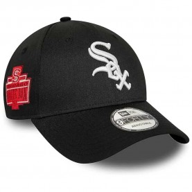 шапка,всички,шапки,new,era,patch,9forty,chicago,white,sox,cap,black,(black)