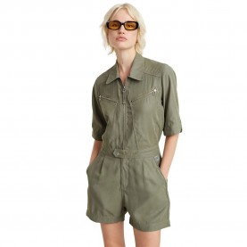 гащеризон,дамски,гащеризони,g,star,zip,playsuitleeve,romper,green