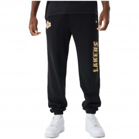 анцуг,мъжки,панталони,new,era,nba,team,script,los,lakers,joggers,black,(black)