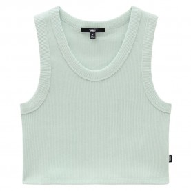 тениска,дамски,топове,vans,drew,rib,sleeveless,t,shirt,pale,aqua,(green)