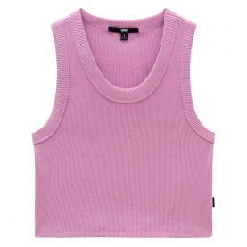 Потник Vans Drew Rib Sleeveless Top - Pink (Smoky Grape) потник,дамски,топове,vans,drew,rib,sleeveless,top,pink,(smoky,grape)