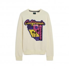 блуза,мъжки,пуловери,superdry,neon,travel,loose,sweatshirt,beige,(urban,cream)