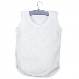 Calamaro C01777 sleeveless body - White (White) детски,облекла,за,момчета,детски,облекла,за,момичета,calamaro,c01777,sleeveless,body,white,(white)