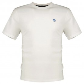 тениска,мъжки,тениски,north,sails,basic,bollo,short,sleeve,t,shirt,beige,(white)