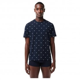 Lacoste TH8458 short sleeve base layer - Blue (Navy / White) мъжко,бельо,lacoste,th8458,short,sleeve,base,layer,blue,(navy,white)