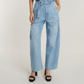 панталони,дамски,панталони,g,star,belted,loose,cargo,pants,blue